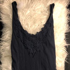 Hollister navy blue tank top
